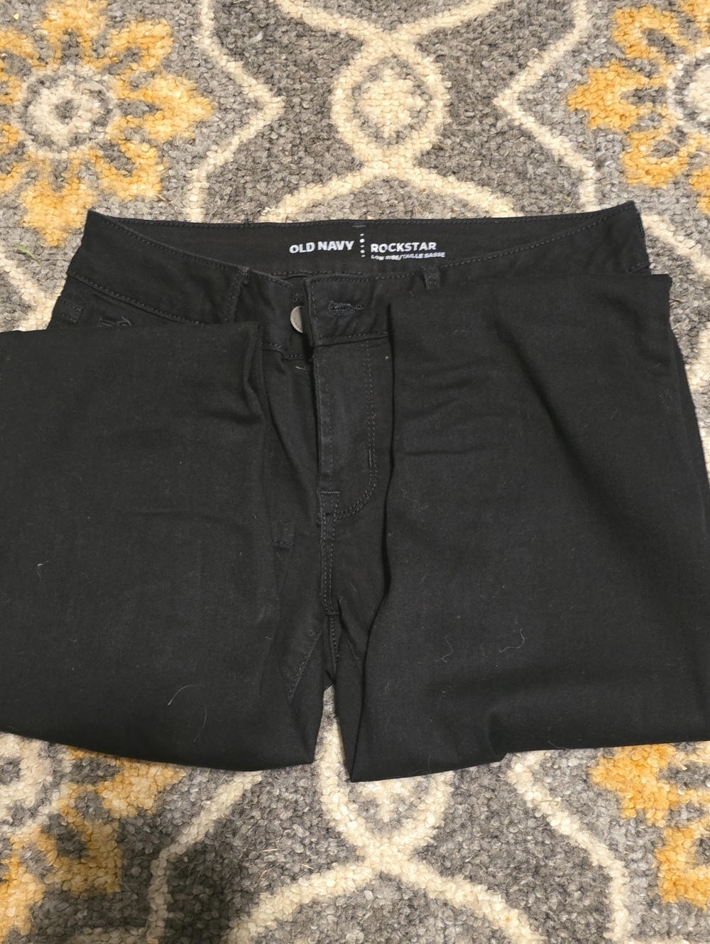 Old Navy Black Skinny RockStar Jeans for Women
